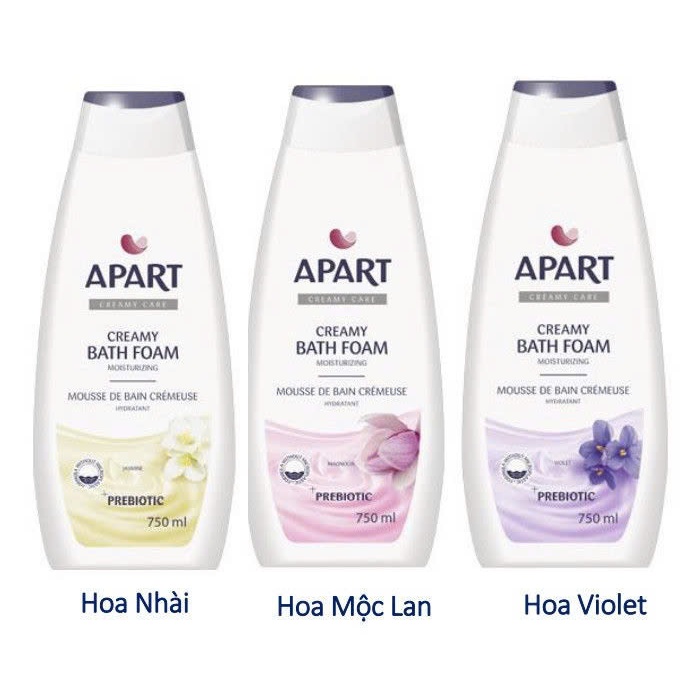 C16_Gel tắm tạo bọt Apart mềm mịn chiết xuất hoa nhài 750ML