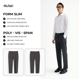 Quần Tây Dài Nam Form Slim - Routine 10S25PFO012