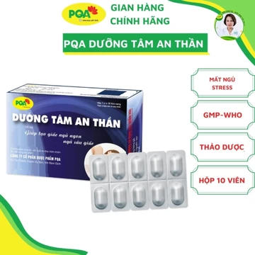 Dưỡng Tâm An Thần PQA Viên Nang Giúp Thanh Tâm, An Thần, Giúp Ngủ Ngon, Xả Stress