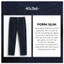 Quần Jean Nam Trơn Form Slim - Routine 10S25DPA103C
