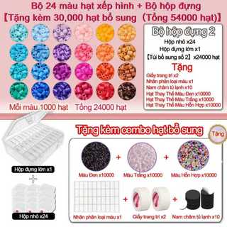 Combo Bổ Sung Hạt Xếp 2.6mm, Màu Sắc Đa Dạng, Dễ Phối Mẫu, Phù Hợp Cho Người Mới Tập DIY