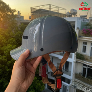 Mũ Bảo Hiểm Lưỡi Trai 6 Múi Camry Helmets - Trẻ trung, Cá Tính, Freesize (52-58cm), Bảo Hành 12 tháng