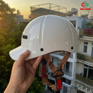 Mũ Bảo Hiểm Lưỡi Trai 6 Múi Camry Helmets - Trẻ trung, Cá Tính, Freesize (52-58cm), Bảo Hành 12 tháng