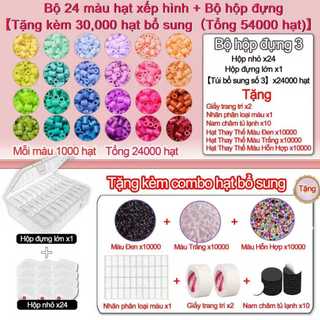 Combo Bổ Sung Hạt Xếp 2.6mm, Màu Sắc Đa Dạng, Dễ Phối Mẫu, Phù Hợp Cho Người Mới Tập DIY