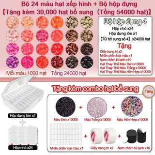 Combo Bổ Sung Hạt Xếp 2.6mm, Màu Sắc Đa Dạng, Dễ Phối Mẫu, Phù Hợp Cho Người Mới Tập DIY