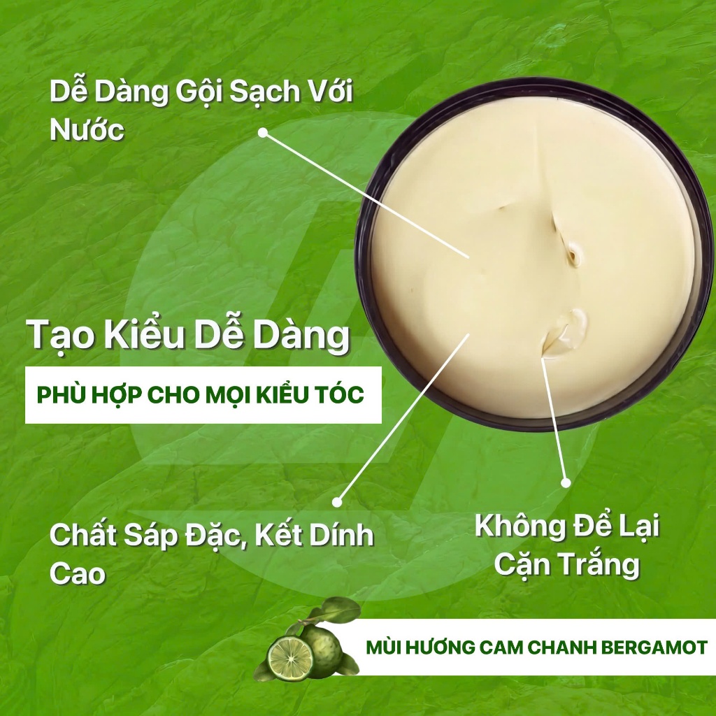 [TOP 1 BÁN CHẠY]Sáp vuốt tóc Aurane Cool Stylish Clay - Sáp cứng Giữ nếp lên tới 16h, Không bóng bết