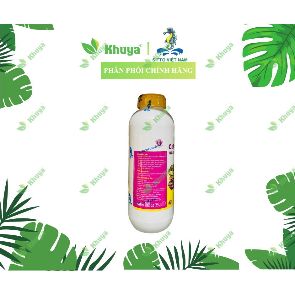 Phân bón lá SITTO CALCIUM BORON Thái Lan (Canxi Bo) Chống Rụng Trái và Nứt Trái