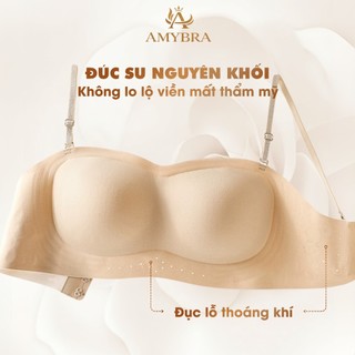 [ BST HÈ ] Áo Ngực Nữ AMYBRA Đúc Su Mút Mỏng Mềm Mịn, Áo Lót Nữ Dây Vai Tháo Rời Tiện Lợi A979