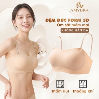 [ BST HÈ ] Áo Ngực Nữ AMYBRA Đúc Su Mút Mỏng Mềm Mịn, Áo Lót Nữ Dây Vai Tháo Rời Tiện Lợi A979