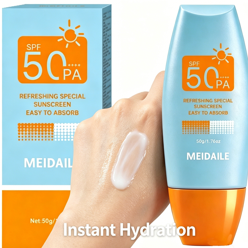 Kem chống nắng MEIDAILE SPF50+ mát mẻ, thấm nhanh, phù hợp mọi loại da