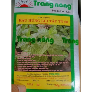 Gói 3090 Hạt Giống Rau Húng Lủi Tây TN 68, Dễ Trồng Quanh Năm, Rau Ăn Lá Cty Trang Nông Nổi Tiếng, Hạt Nảy Mầm Nhanh