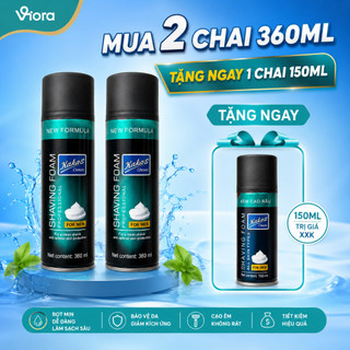 (MUA 2 TẶNG 1) Bọt Cạo Râu Kaka-S Tạo Bọt Mịn Bảo Vệ Da, Loại Bỏ Râu Cứng Hiệu Quả - VIORA SHOP