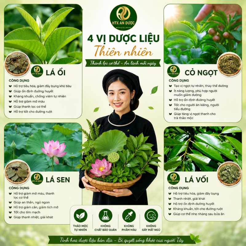 TRÀ TÚI LỌC LÁ ỔI TỨ VỊ