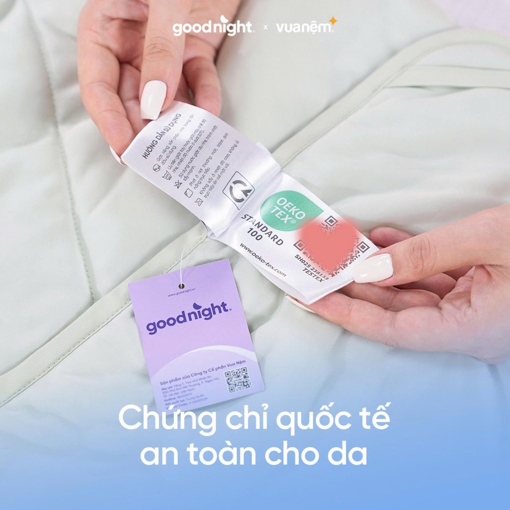 [DEAL MỞ BÁN] Chăn Lụa Băng Goodnight Snow Silk 200x220cm Vải Nylon Cooling Chăn Bông Microfiber