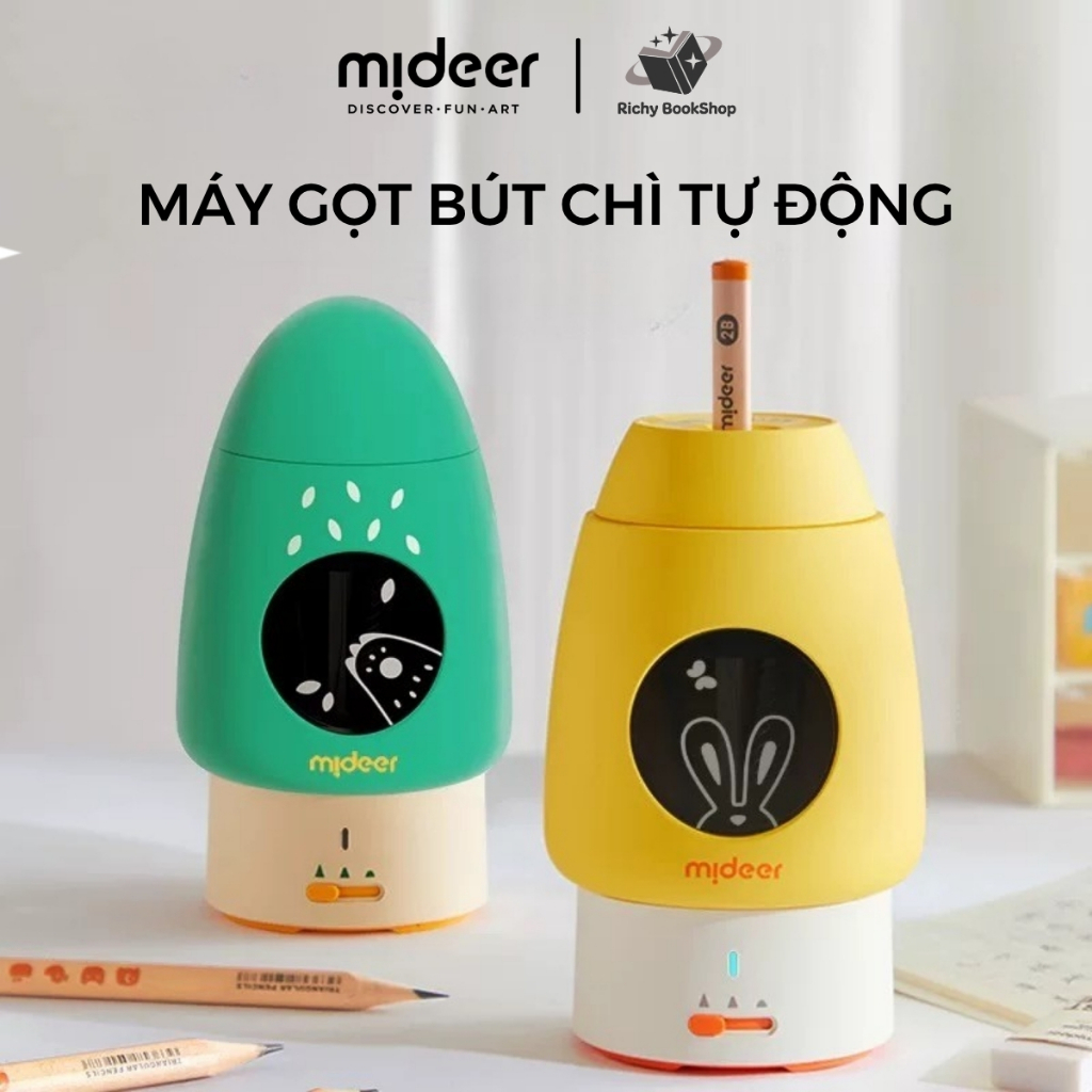 Gọt bút chì tự động bằng điện Mideer Automtic Pencil Sharpener MD6221