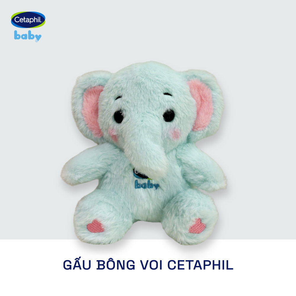 [Gift] Gấu bông voi lông thỏ Cetaphil