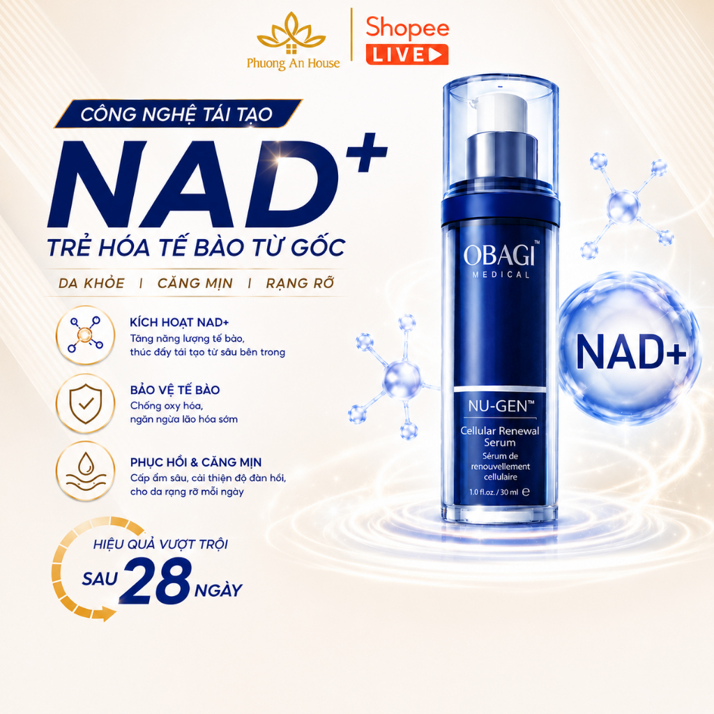 Serum Trẻ Hóa Da Cấp Độ Tế Bào Obagi NU-GEN (NugenSerum) Cellular Renewal 30ml - Phương An House