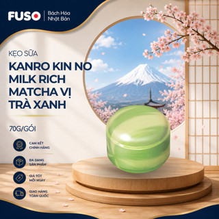 Kẹo Sữa Cao Cấp Kanro Kin No Milk Vị Trà Xanh Matcha Latte (Gói 70g) - Fuso Bách Hóa Nhật Bản