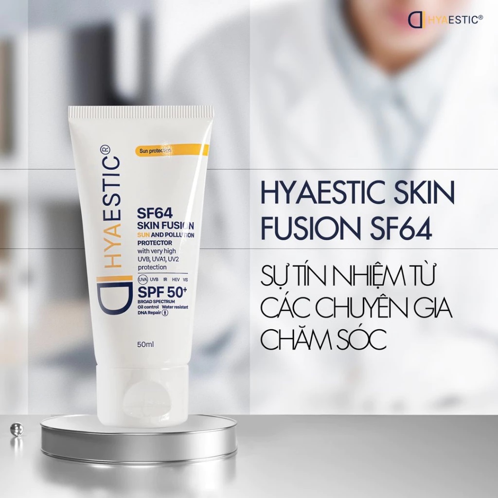 [CHÍNH HÃNG] Kem chống nắng HYAESTIC SKIN FUSION SF64 SPF50+ BẢO VỆ DA TOÀN DIỆN
