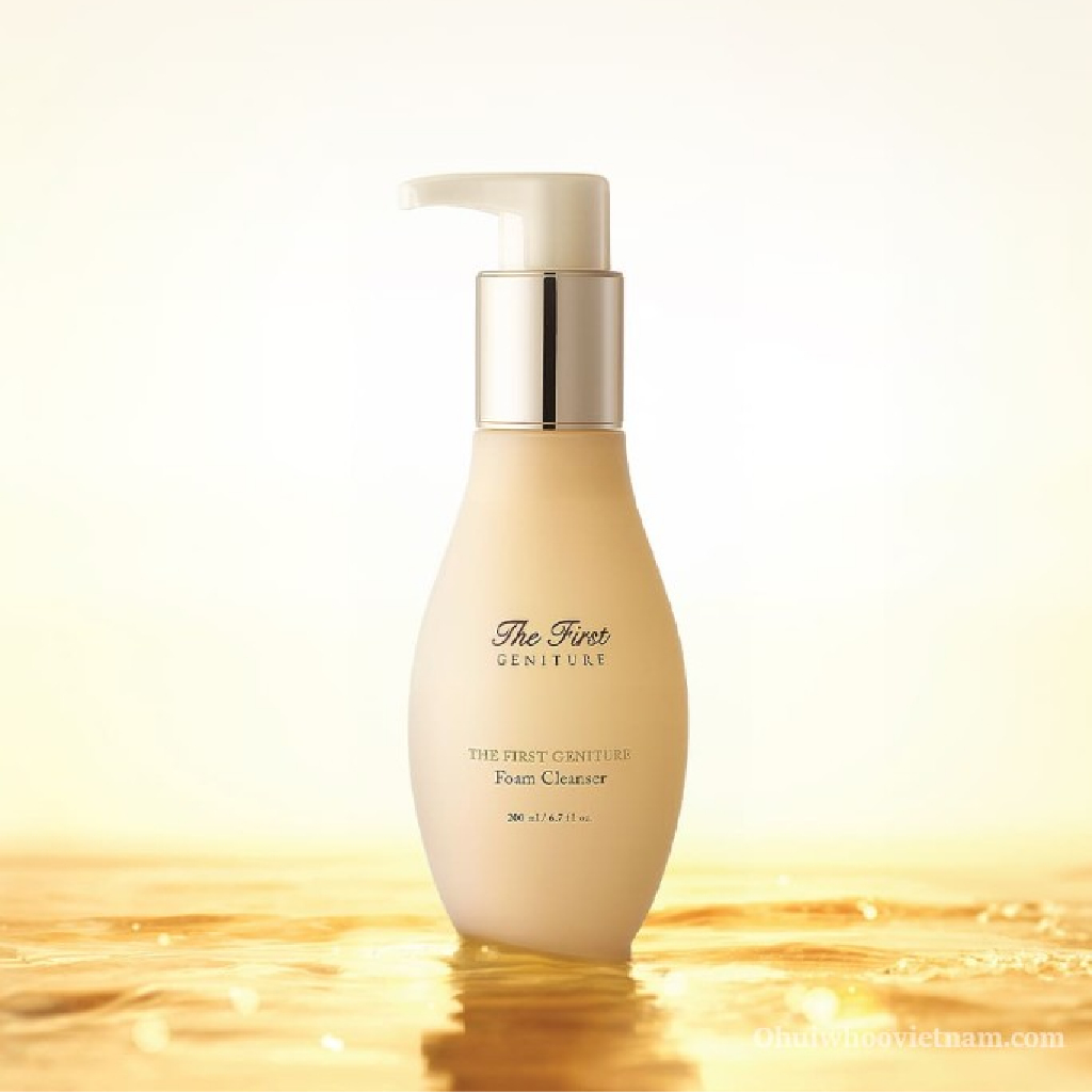 [Set 3 Món] Sữa rửa mặt chống lão hóa da tái sinh da OHUI The First Geniture Foam Cleanser