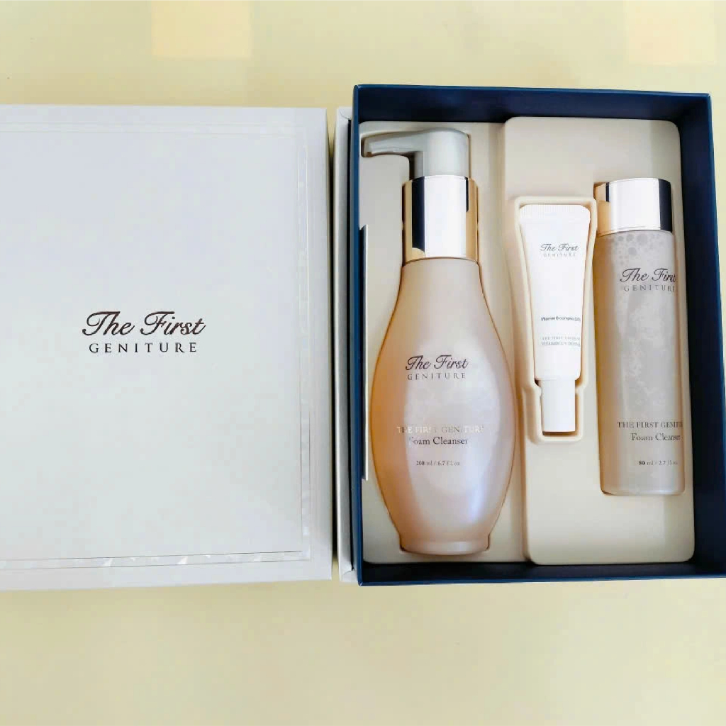 [Set 3 Món] Sữa rửa mặt chống lão hóa da tái sinh da OHUI The First Geniture Foam Cleanser