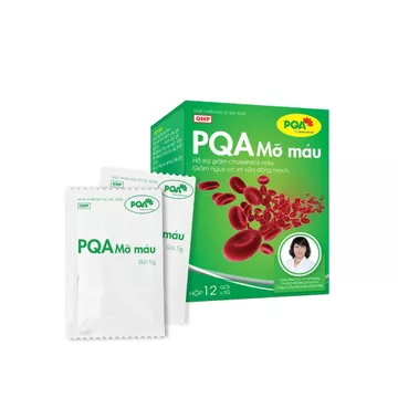 Mỡ Máu PQA Hỗ Trợ Chuyển Hóa Chất Béo, Hỗ Trợ Sức Khỏe Tim Mạch Và Tuần Hoàn, Hộp 12 Gói Mô tả: