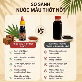 Nước Màu Thốt Nốt Nguyên Chất 90ml