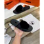 ⚡️[Hight Quality] Dép Quai Ngang 1 Phối Chữ Canvas Black - Họa Tiết Quai Đen Da Phối Màu Cao Cấp