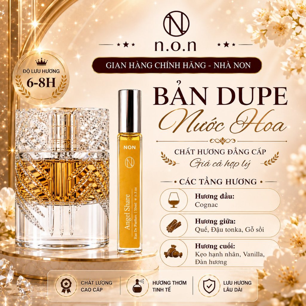 Nước Hoa Nữ - non Angel's Share - Phong Cách Quyến Rũ, Cuốn Hút, Sang Trọng