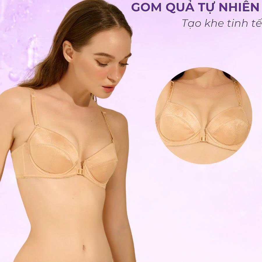 Áo Ngực trơn cao cấp mút mỏng siêu nhẹ annie bra 3012 cài trước,ôm ngực,phù hợp mặc công sở, đi học.
