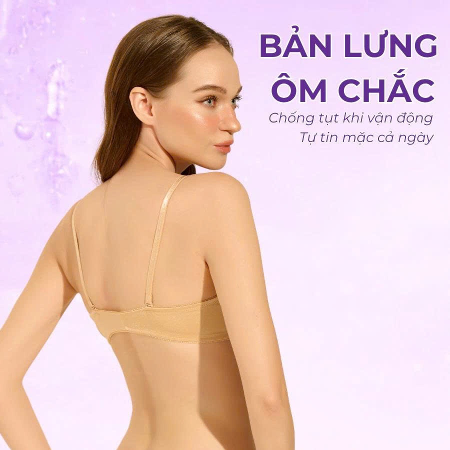 Áo Ngực trơn cao cấp mút mỏng siêu nhẹ annie bra 3012 cài trước,ôm ngực,phù hợp mặc công sở, đi học.