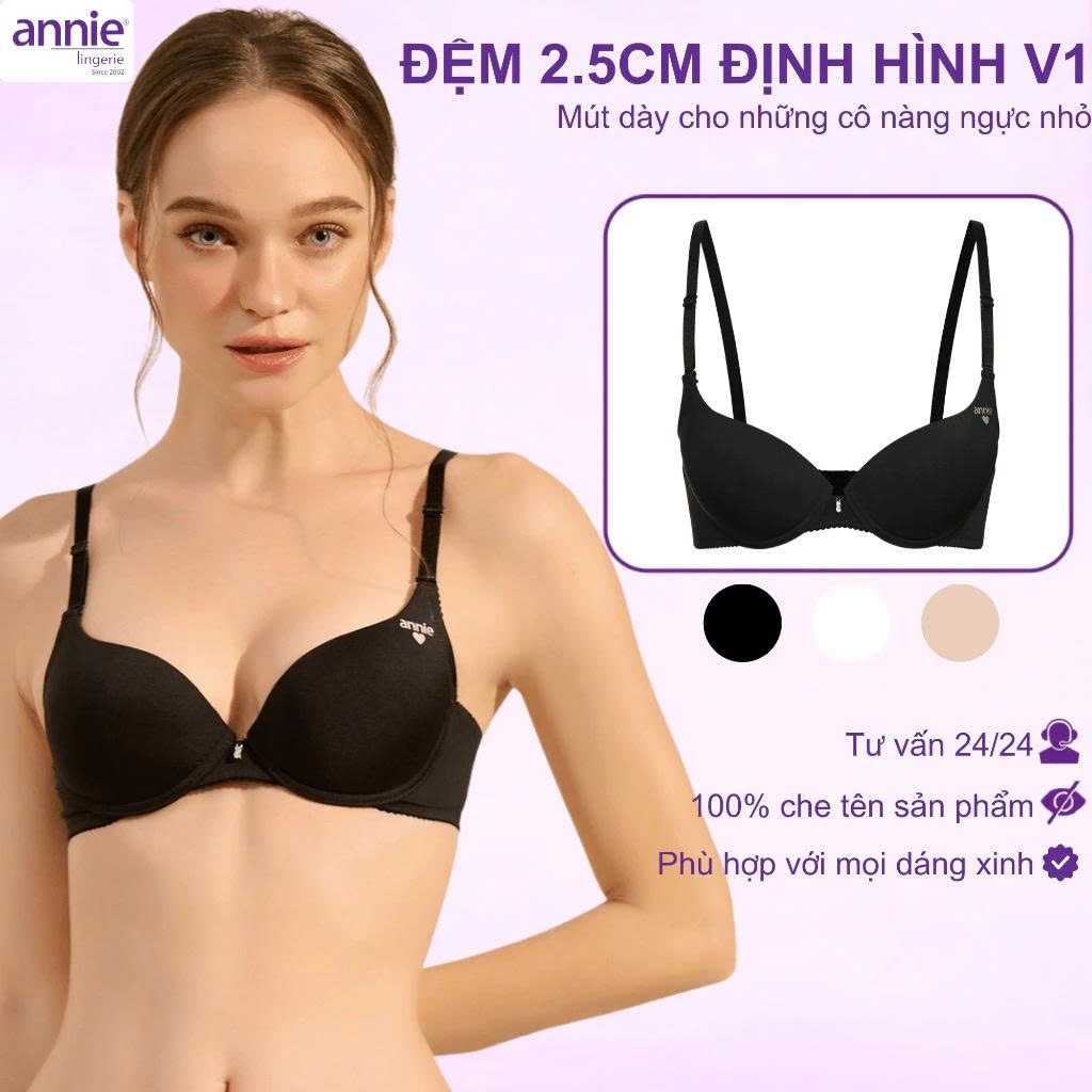 Áo Ngực Cup Trơn Tạo Dáng Mút Dày annie bra 8030 Ôm Nâng Bầu Ngực, Tạo Khe Ngực Gợi Cảm, Quyến Rũ