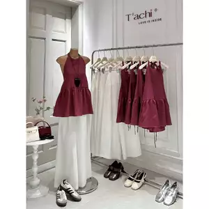 SET ÁO CỔ YẾM DÂY RÚT PHỐI QUẦN LINEN | MEOINDAHOUSE