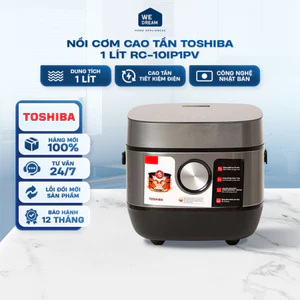 Nồi Cơm Điện Cao Tần Toshiba RC-10IP1PV 1L - Hàng Chính Hãng