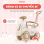 Ngựa Bập Bênh Kết Hợp Cầu Trượt Vui Nhộn Cho Bé, Xe Chòi Chân 4IN1 Đa Năng Có Lò Xo Nhún Trọng Tải Lớn - RH03
