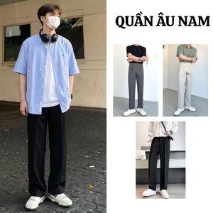 Quần Âu Vải Nam FABUMAN công sở cao cấp trẻ trung Dáng Suông chất vải cao cấp Chuẩn Không Nhăn