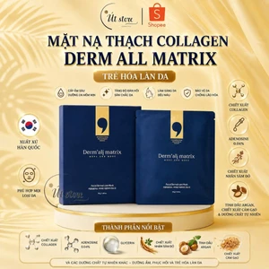 Mặt Nạ Thạch Collagen Derm All Matrix Trẻ Hóa Làn Da Hàn Quốc Hộp 4 Miếng