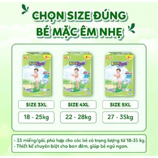 Tã quần Baby love M48/ L48/ XL48/ XXl48/ XXXl48/ XXXL33/ 4XL33/ 5XL33 miếng