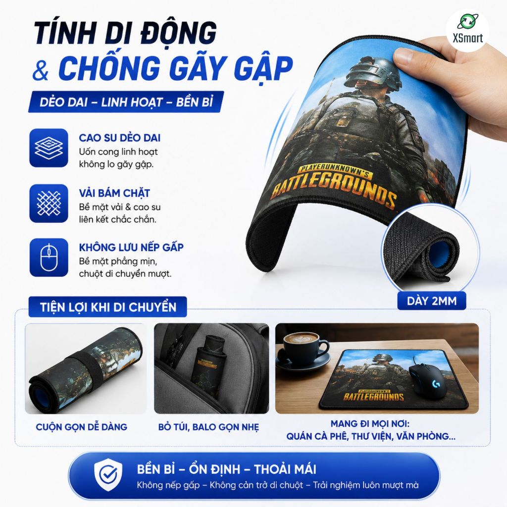 Lót chuột May Viền 25x20cm Siêu Đẹp - Giao Ngẫu Nhiên | BigBuy360 - bigbuy360.vn