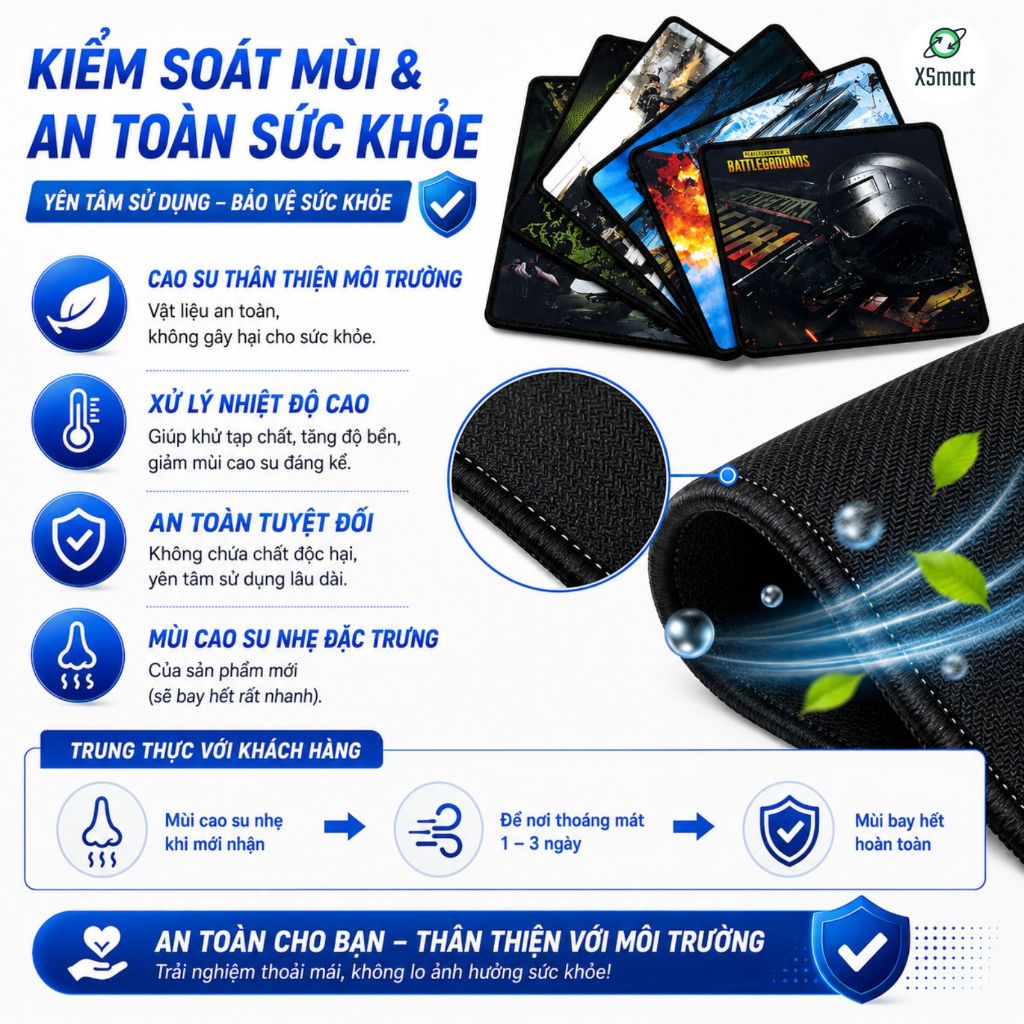 Lót chuột May Viền 25x20cm Siêu Đẹp - Giao Ngẫu Nhiên | BigBuy360 - bigbuy360.vn