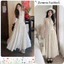 Váy chấm bi dáng dài cổ yếm đầm maxi sát nách xòe rộng diện đi chơi đi tiệc phong cách nàng thơ HCOM27458