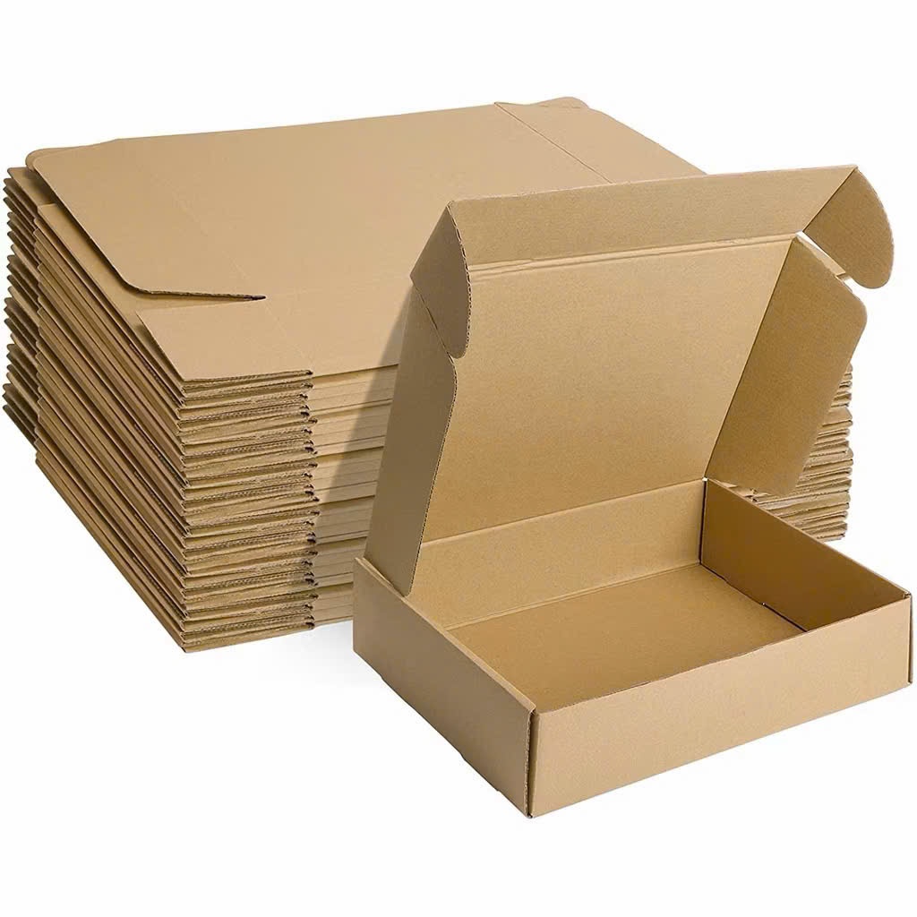 Hộp carton đóng hàng nắp gài cao cấp, thùng giấy ship hàng chắc chắn đóng gói quần áo mỹ phẩm phụ kiện