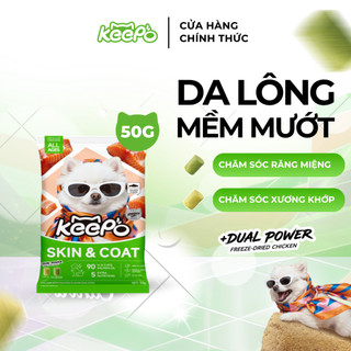 Thức ăn cho chó Keepo K3 Gói 50G Chăm sóc răng miệng, Omega 3 cho Da & Lông, Xương khớp khỏe