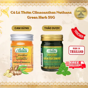 Dầu Cù Là Thơm Clinacanthus Nuthans Green Herb 50Gr Thái Lan - SHOP DẦU DOKRAK