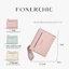 FOXERCHIC Ví Nữ Nhiều Ngăn Phong Da Bò Ví Nữ Đẹp Ví Tiền Để Thẻ Túi Đựng Thẻ Túi Đựng Điện Thoại