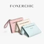 FOXERCHIC Ví Nữ Nhiều Ngăn Phong Da Bò Ví Nữ Đẹp Ví Tiền Để Thẻ Túi Đựng Thẻ Túi Đựng Điện Thoại