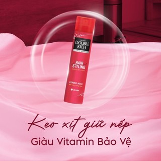 Xịt Tạo Kiểu Tóc Double Rich Giữ Tóc Cố Định Hair Spray Strong Hold (170ml)