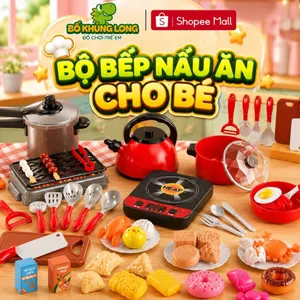 Bộ Đồ Chơi Nấu Ăn 69CT BỐ KHỦNG LONG Nhà Bếp Cao Cấp Cho Bé Gái Bé Trai Có Dùng Pin Quà Tặng Sinh Nhật Cho Bé