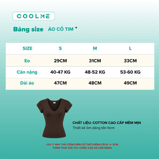 Áo thun cổ tim ôm body nữ không viền may cổ v 2 lớp tay ngắn fit dáng chất cotton mịn mặc hè-G08