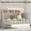 Tận dụng khoảng trống dưới bồn rửa – Giá kéo 2 lớp thép carbon – Đựng nồi, chai, xoong chảo gọn gàng